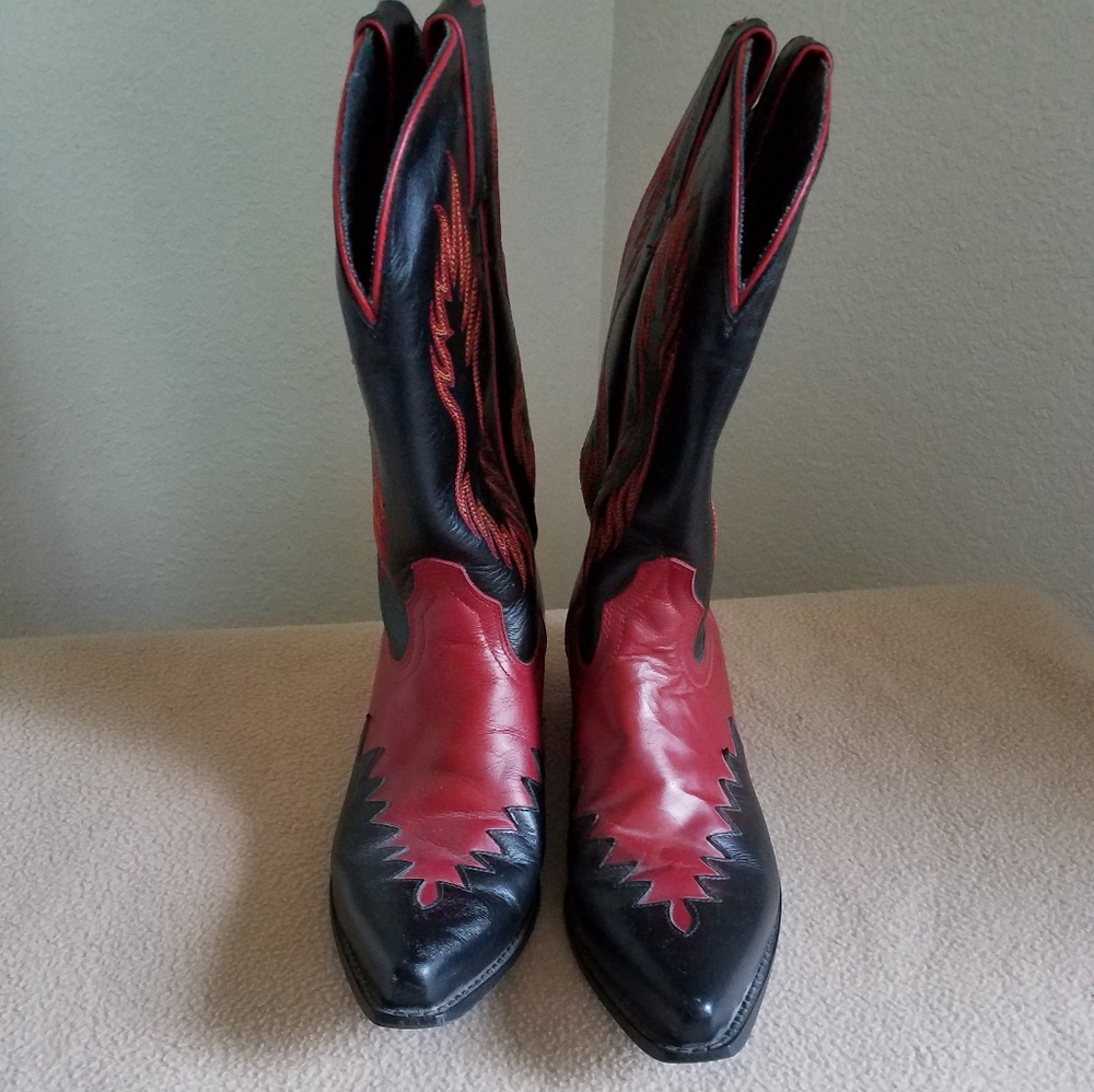 Vintage Harley Davidson Cowboy Boots